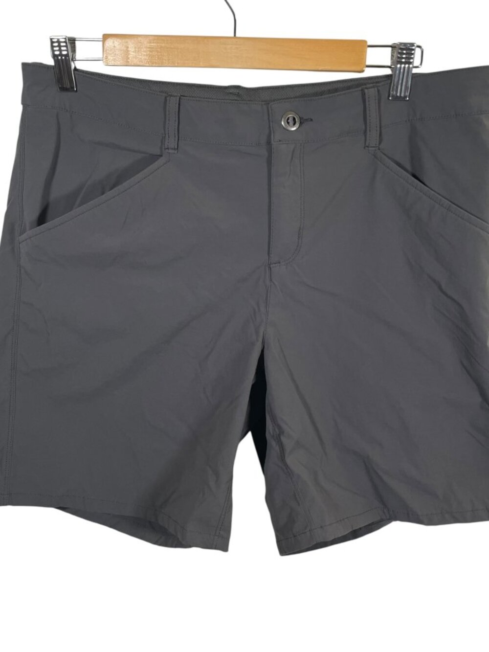 Patagonia Quandary Shorts Womens Size 12 Gray Nylon Outdoor Hiking Fishing